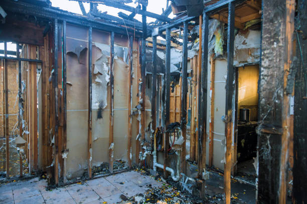 Professional Emergency Fire Cleanup technician working in Bedford, OH